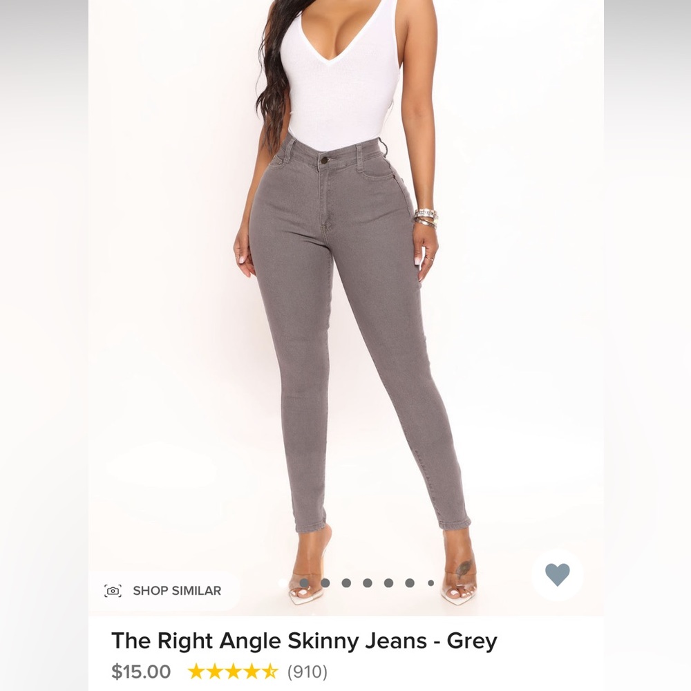 Fashion Nova gray jeans